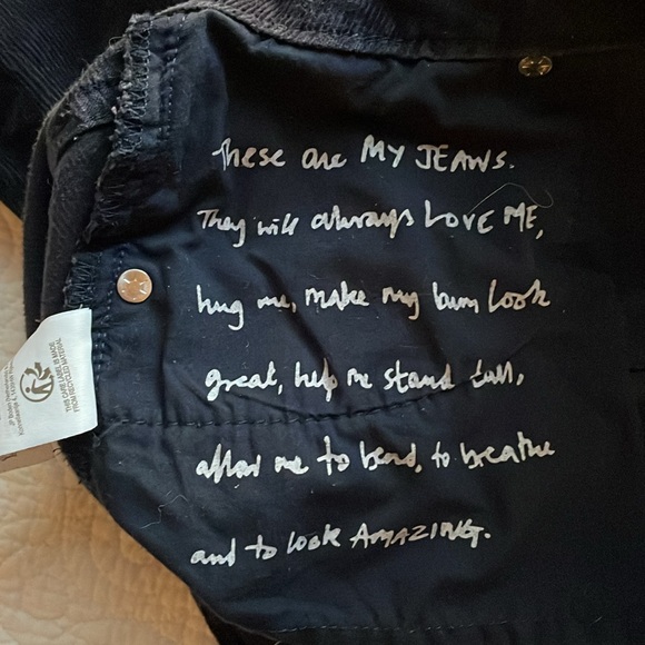 Boden Denim Corduroy Cord Girlfriend Navy Pants - Picture 15 of 15